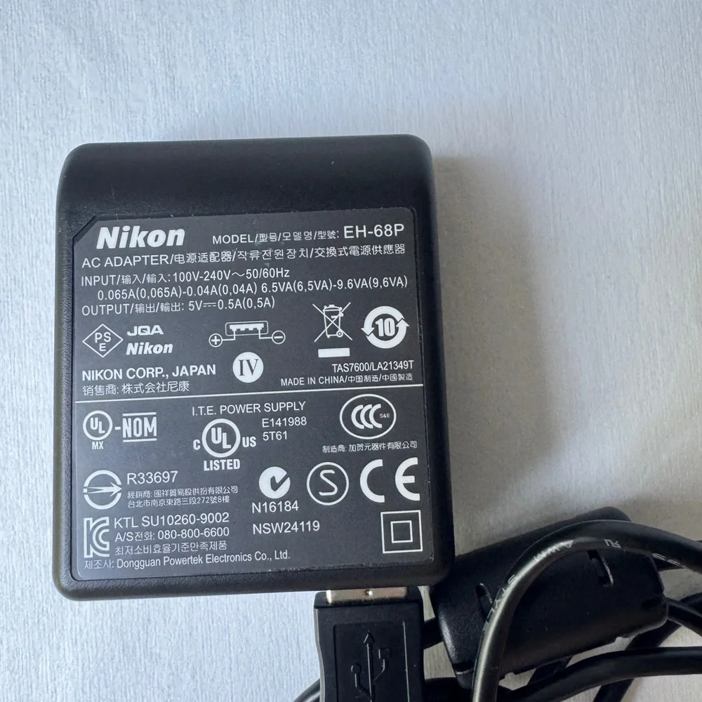 Nikon Black Digital Camera with LCD Screen and EVF